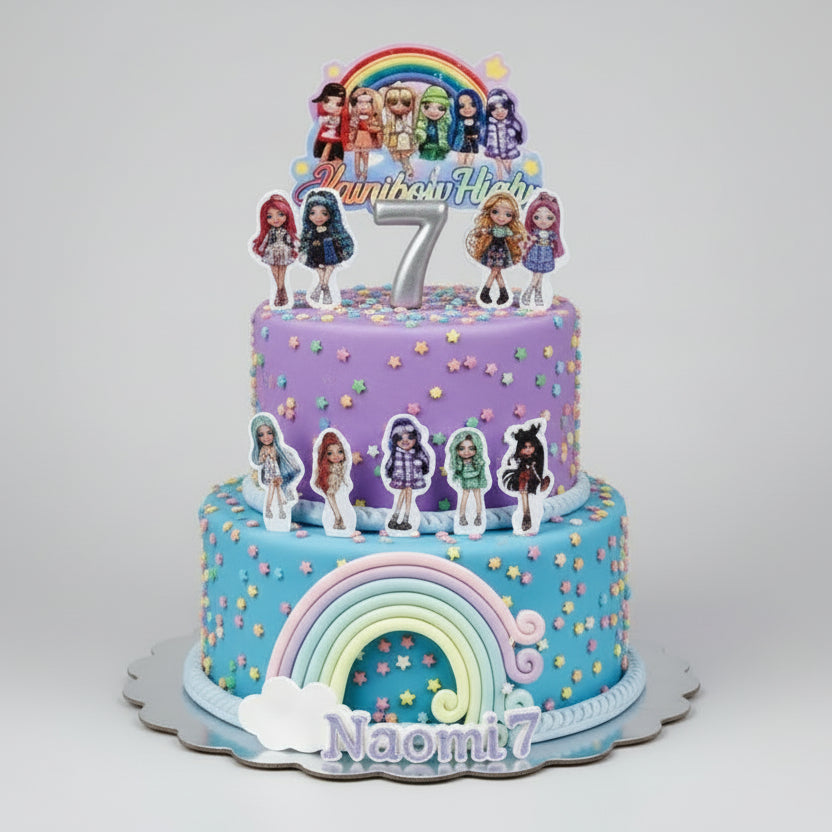 Rainbow High Cake